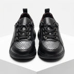 Adidasi dama negri, Aria195, din piele naturala - Paul Style