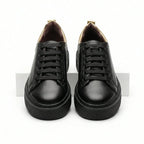 Adidasi dama negri, Fia - 18016, din piele naturala - Paul Style