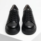 Adidasi dama negri, piele naturala, Asti - 207 - Paul Style