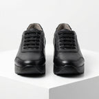 Adidasi dama negri, piele naturla, Villa - Prn - Paul Style