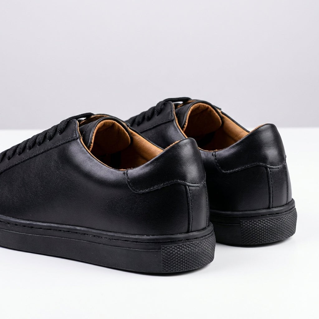 Adidasi dama negri,Vero105, din piele naturala - Paul Style