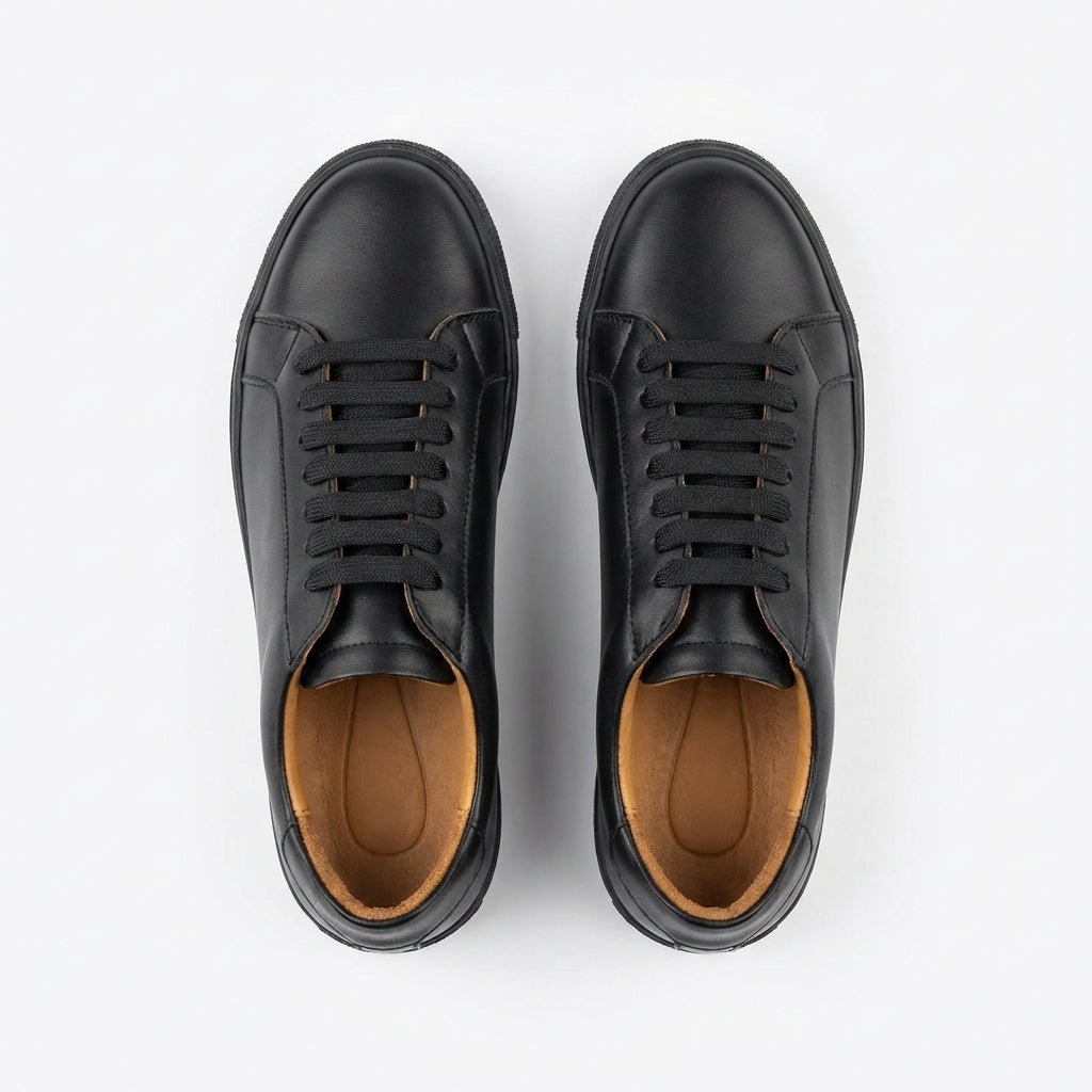 Adidasi dama negri,Vero105, din piele naturala - Paul Style