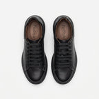 Adidasi dama negru, A - 287, din piele naturala - Paul Style