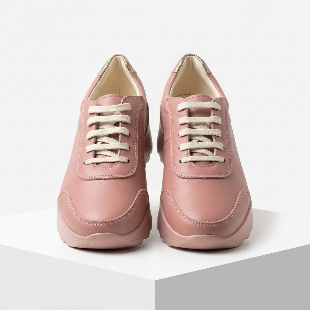 Adidasi dama nud - auriu, piele naturla, Villa - Prn - Paul Style