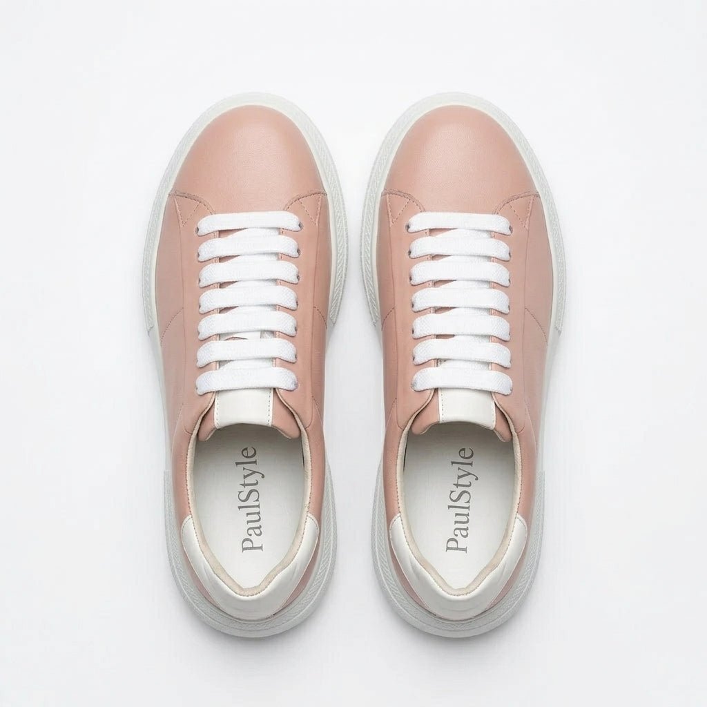 Adidasi dama nud, piele naturala, Asti - 207 - Paul Style