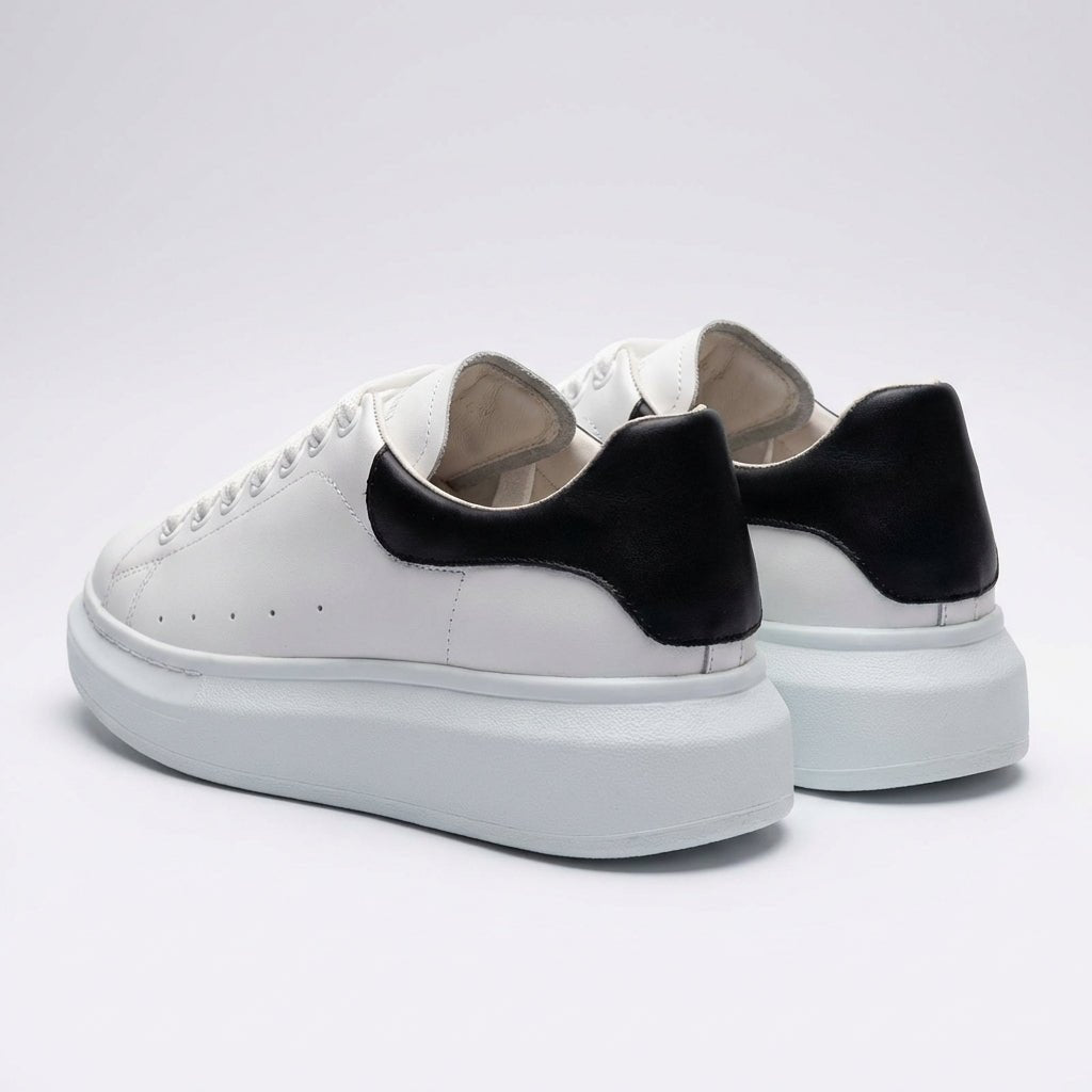 Adidasi damă piele naturală, alb,Ravena - 158.16 - Paul Style