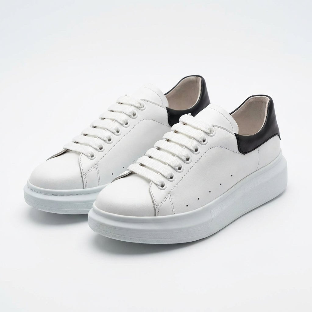 Adidasi damă piele naturală, alb,Ravena - 158.16 - Paul Style