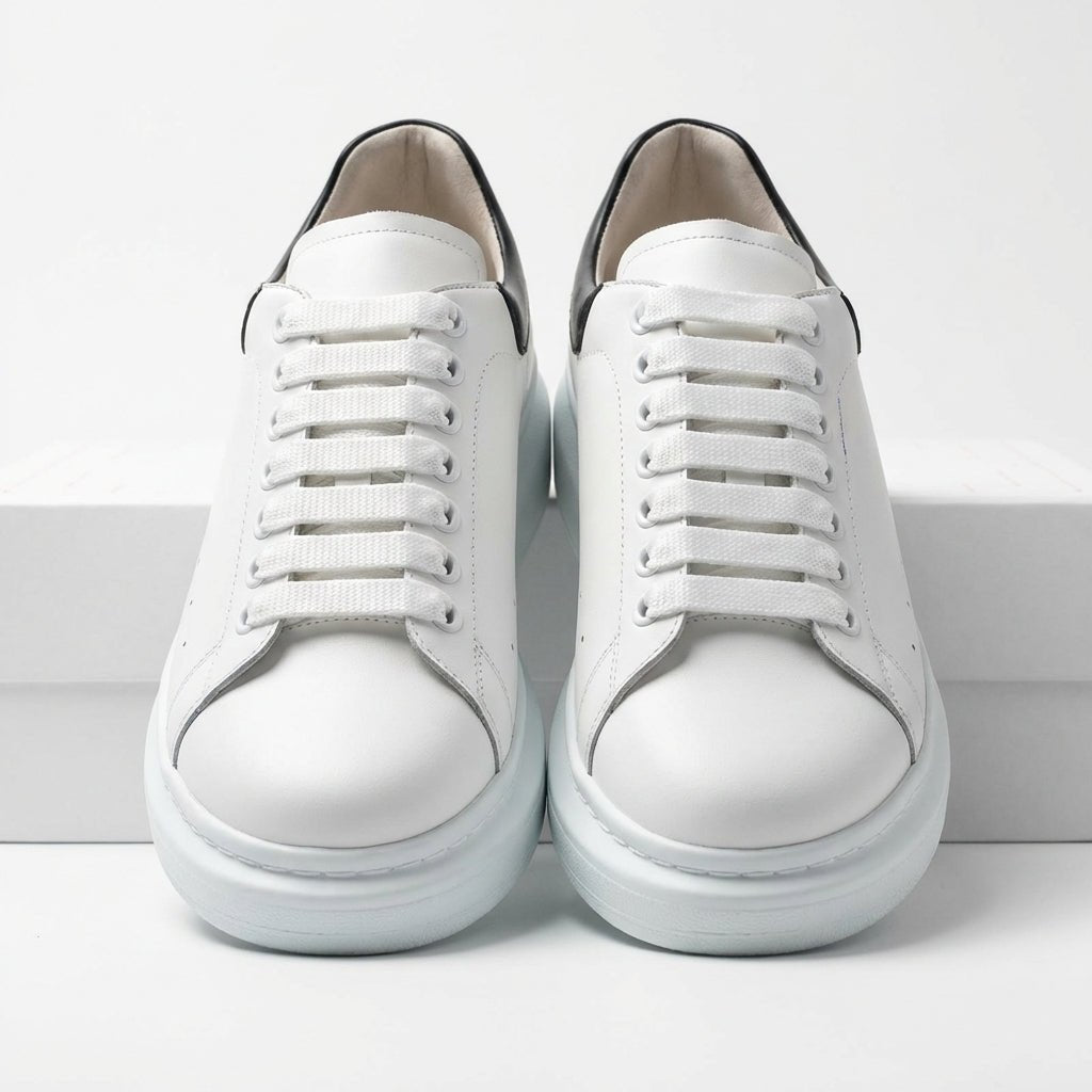 Adidasi damă piele naturală, alb,Ravena - 158.16 - Paul Style