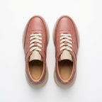 Adidasi dama roz - bizon, 204, din piele naturala - Paul Style