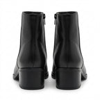 Botine dama negru, Galaxy-002, din piele naturala