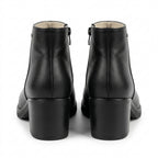 Botine dama negru, A-902, din piele naturala