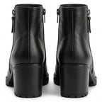 Botine dama negru, Athena-32, din piele naturala