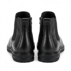Ghete barbati din piele naturală, A-971, negru