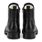 Bocanci dama negru, A-923-1, din piele naturala