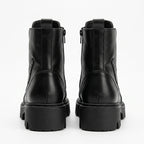 Bocanci dama negru, A-923, din piele naturala