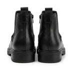 Ghete dama negru, A-940-1, din piele naturala
