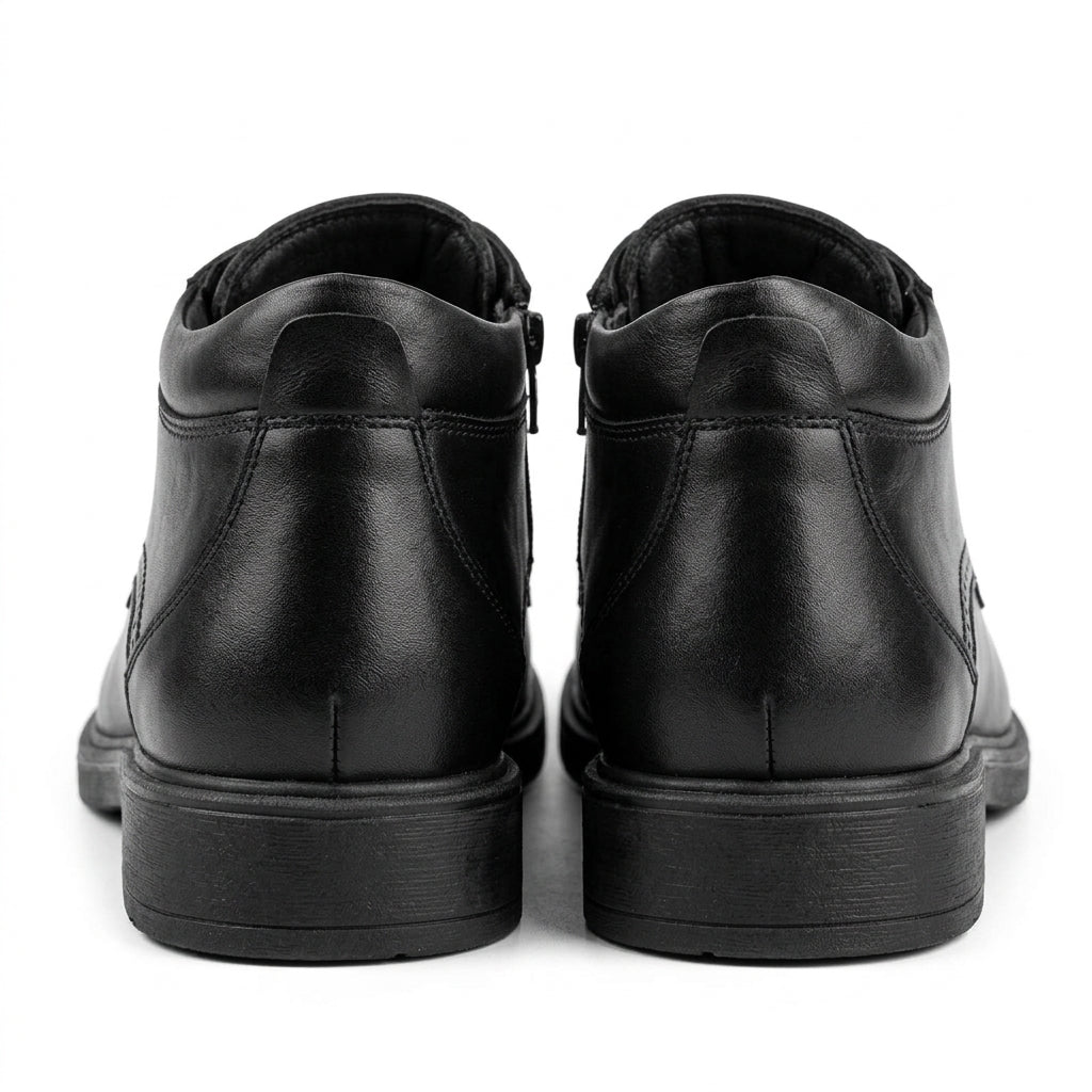 Ghete barbati din piele naturală, A-950, negru
