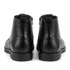 Ghete barbati din piele naturală, A-961, negru