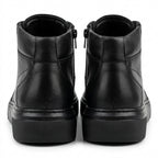 Bocanci barbati din piele naturală, A-505, negru
