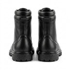 Bocanci barbati din piele naturală, A-434, negru