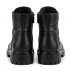 Ghete dama negru, A-914-1, din piele naturala