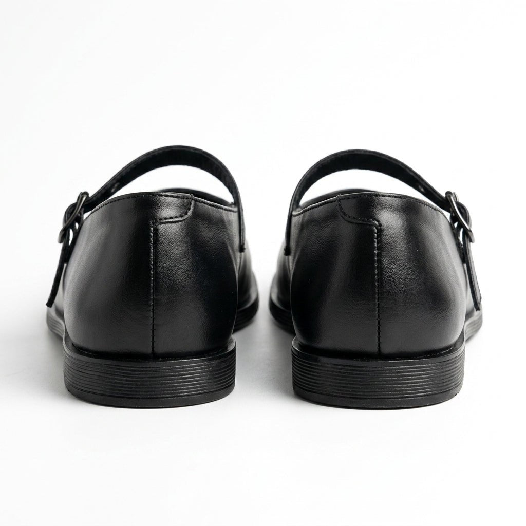 Balerini negru, din piele - cod 242 - Paul Style