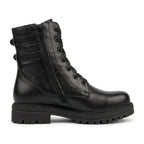 Bocanci damă negri cu catarame, M-410, piele naturală - PaulStyle