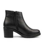 Botine dama negru, A-902, din piele naturala - Paul Style