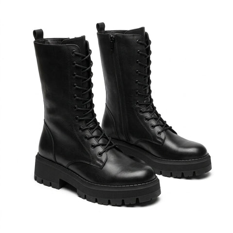 Cizme dama negru, A-931, din piele naturala - Paul Style