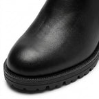 Botine dama negru, Athena-32, din piele naturala