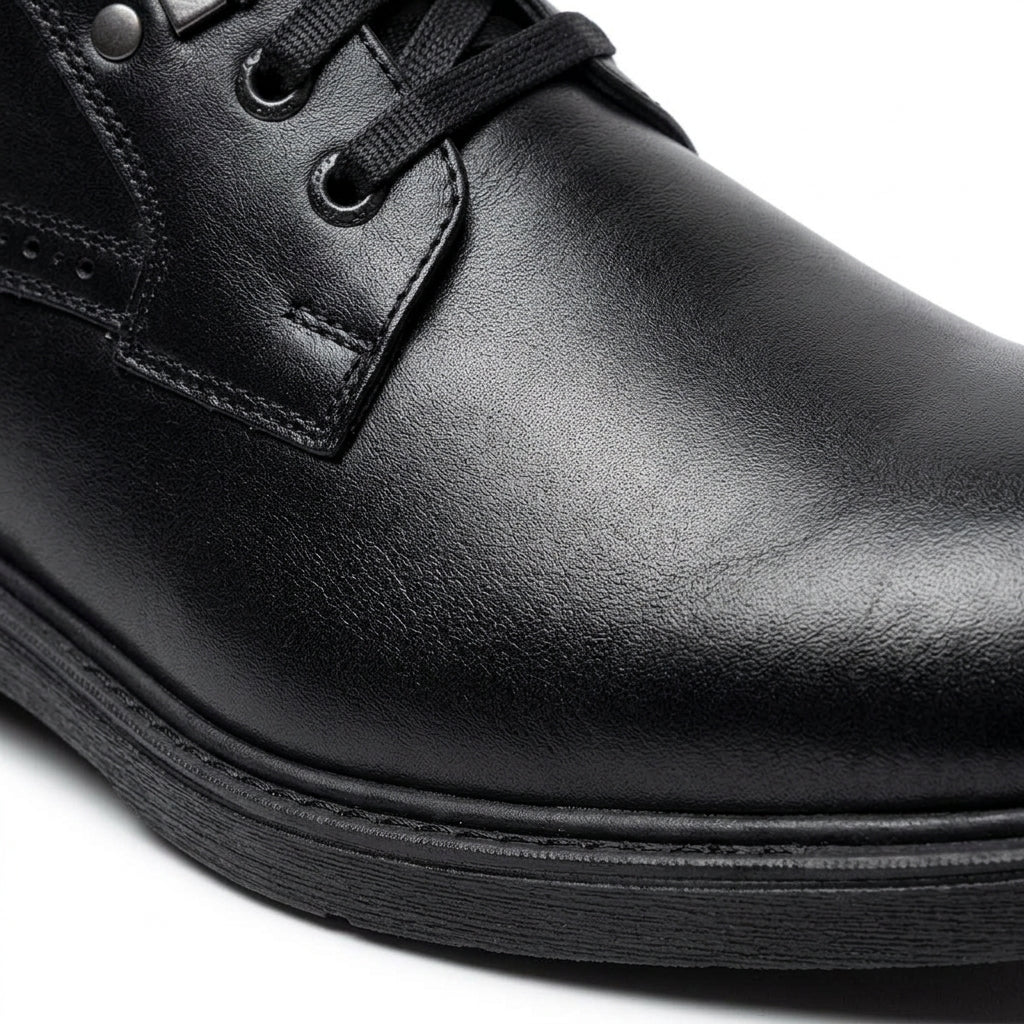 Ghete barbati din piele naturală, A-950, negru