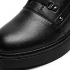 Bocanci dama negru, A-923-1, din piele naturala