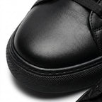 Bocanci barbati din piele naturală, A-505, negru