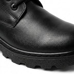 Bocanci barbati din piele naturală, A-434, negru