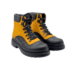 Ghete Barbati din Piele Naturala, Culoare Negru, Cod 890 - Paul Style