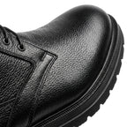 Ghete bărbați negre cu șiret, M-859, piele naturală - PaulStyle