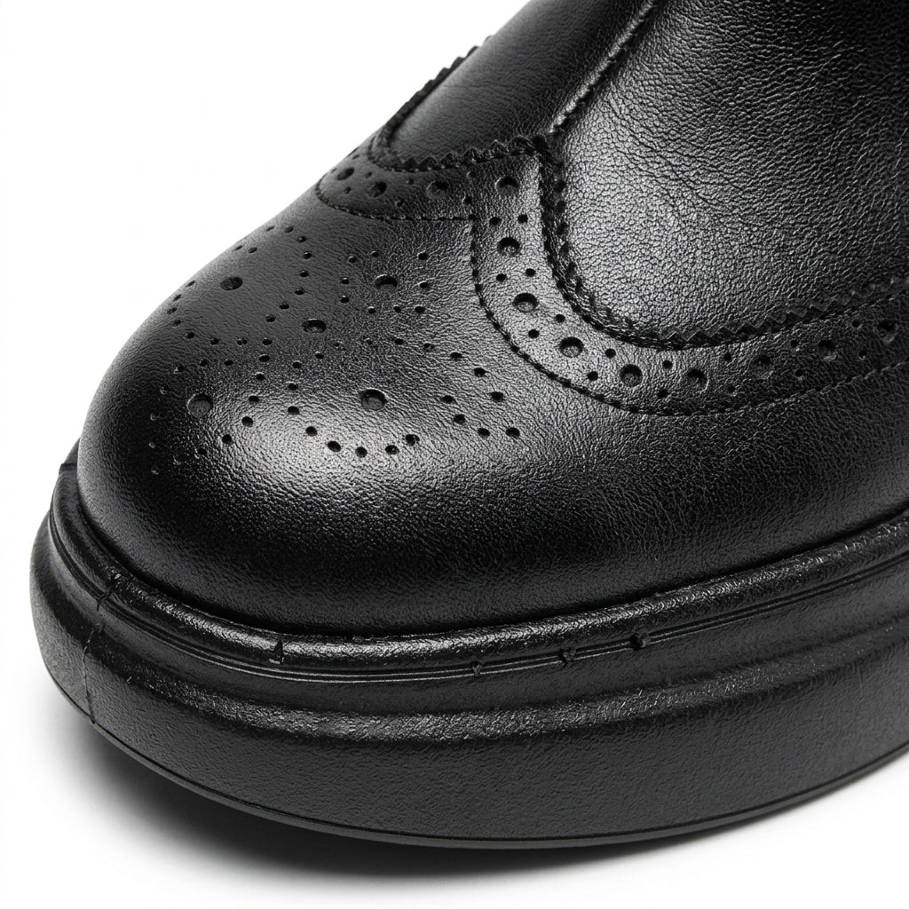 Ghete Chelsea damă negre, A-941, piele naturală - PaulStyle
