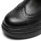 Ghete Chelsea damă negre, A-941, piele naturală - PaulStyle