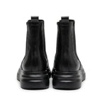 Ghete Chelsea damă negre, A-941, piele naturală - PaulStyle