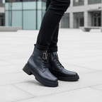 Ghete Dama din Piele Naturala, Culoare albastru, Cod 730 - Paul Style