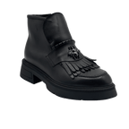 Ghete Dama din Piele Naturala, Culoare negru, Cod 743 - Paul Style