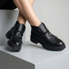 Women's Boots Made of Genuine Leather, Black Color, Code 743