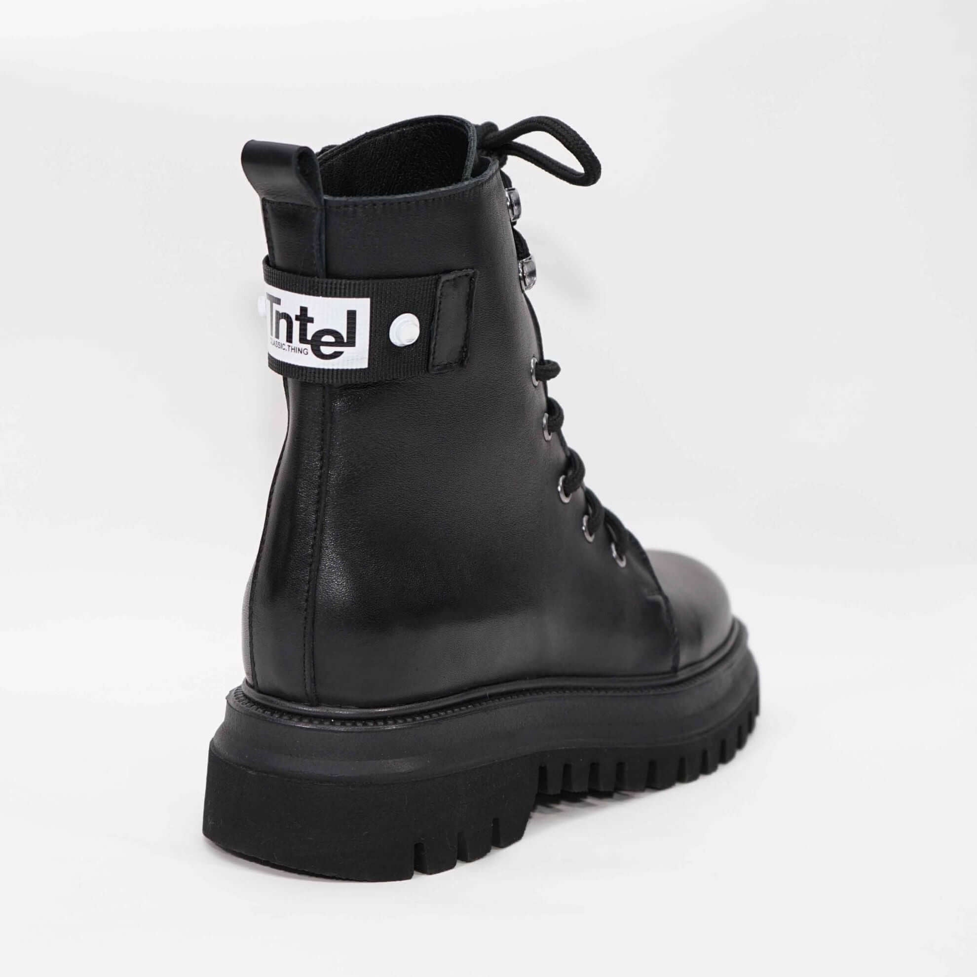 Ghete Dama din Piele Naturala, Culoare negru, Cod 763 - Paul Style