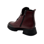 Ghete Dama din Piele Naturala, Culoare visiniu, Cod 730 - Paul Style