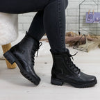 Ghete dama negre, 780, din piele naturala - Paul Style