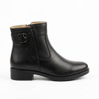 Ghete dama negru, A-701, din piele naturala - Paul Style
