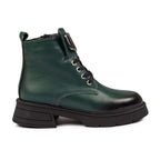 Ghete dama verzi, 730, din piele naturala - Paul Style