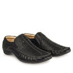 Mocasini barbati din piele naturală, M - 310, negru - Paul Style