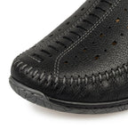 Mocasini barbati din piele naturală, M - 310, negru - Paul Style