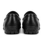Mocasini barbati din piele naturală, negru, A - 163 - Paul Style
